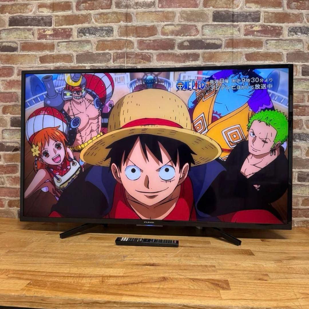 FUNAI 55V型 4K液晶テレビ HDD内蔵 FL-55U5030 アプリ○