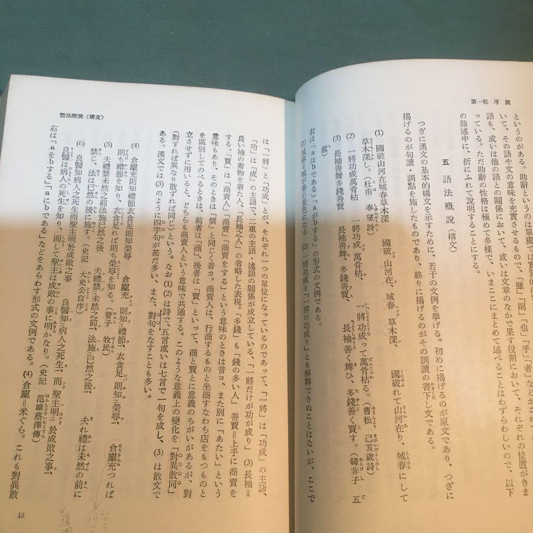 30-漢文入門　写真通りの日焼けとシミが見られます。