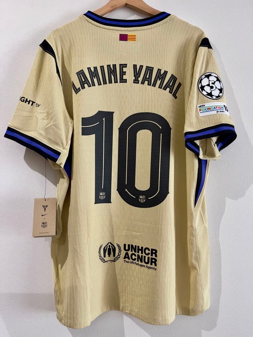 新品未使用タグ付 バルセロナ 25/26 アウェイ オーセンティック CL仕様