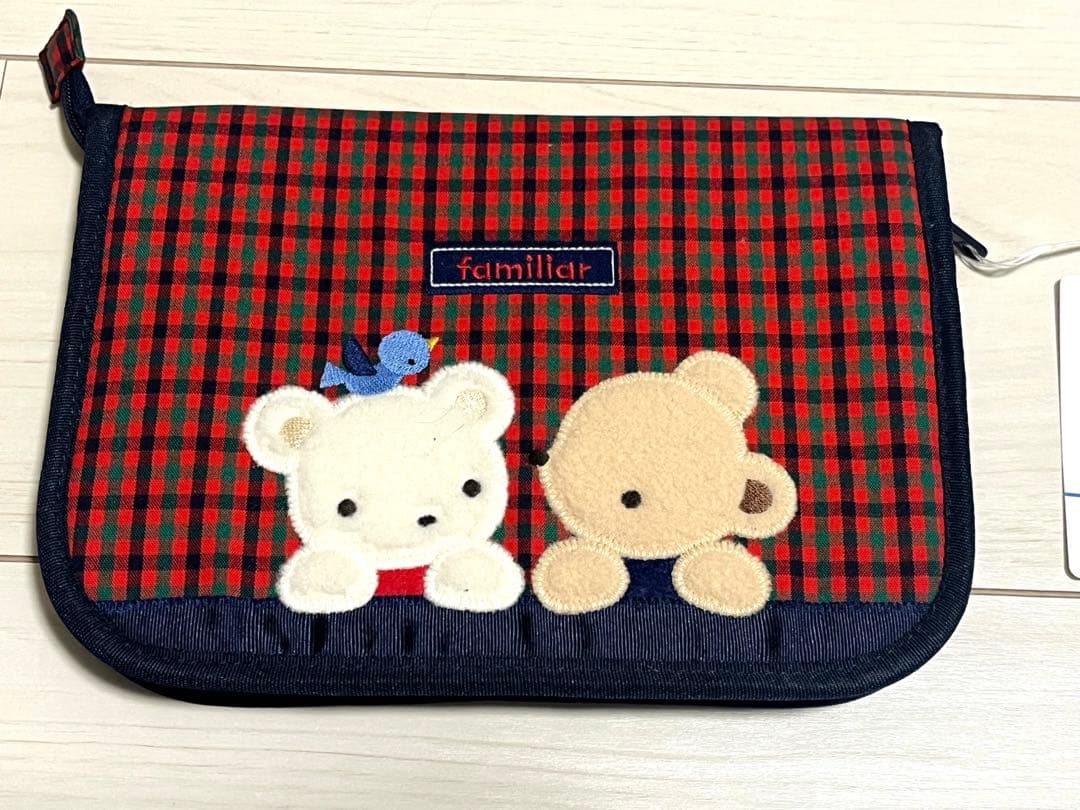 【新品未使用】　familiar 母子手帳ケース