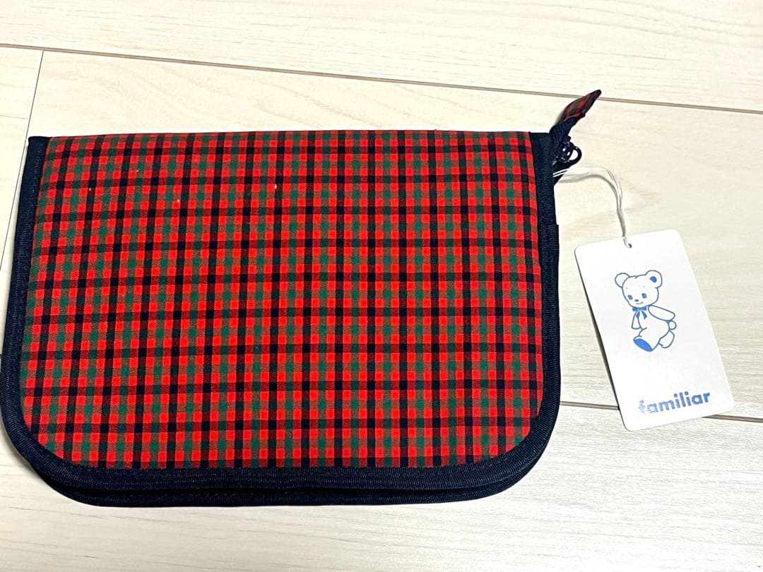 【新品未使用】　familiar 母子手帳ケース