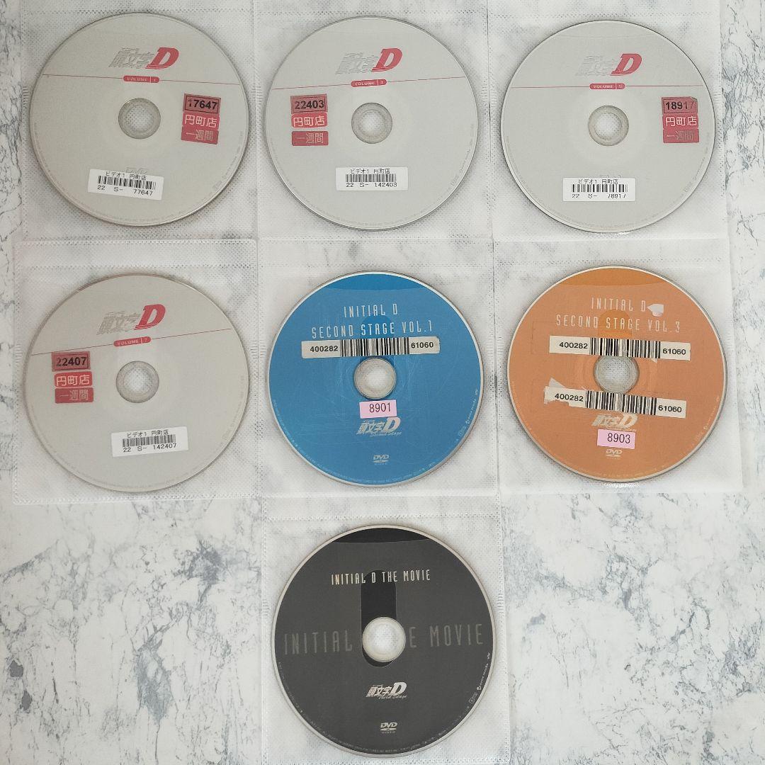 DVD　頭文字D イニシャルD 1期、2期、3期　全12巻