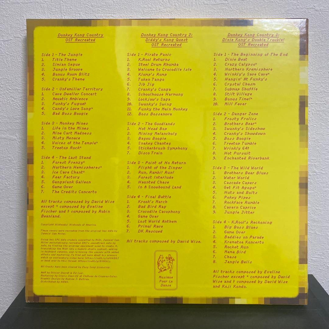 【新品】3組セットBOX DONKEY KONG COUNTRY 6LP