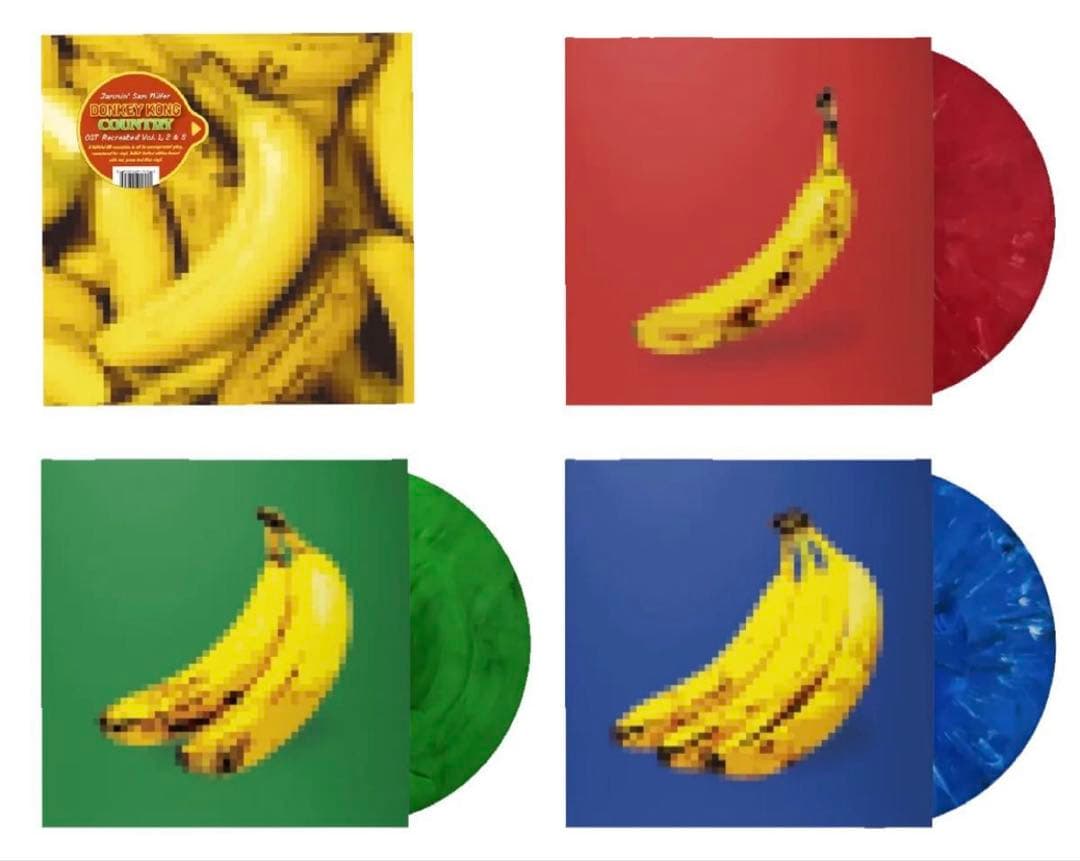 【新品】3組セットBOX DONKEY KONG COUNTRY 6LP