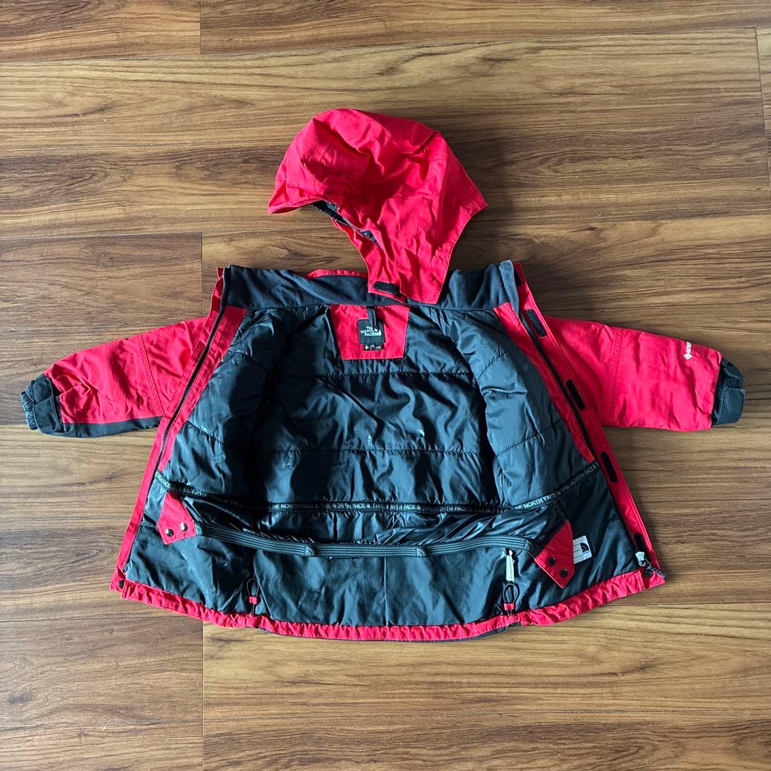 ノースフェイス　スキーウエア　120 スノーウエア　ゴアテックス　上下セット