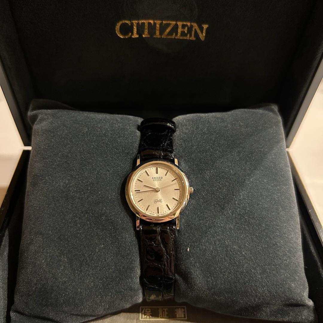 s*a様 美品！CITIZEN EXCEED Gold 18K750金無垢　 箱
