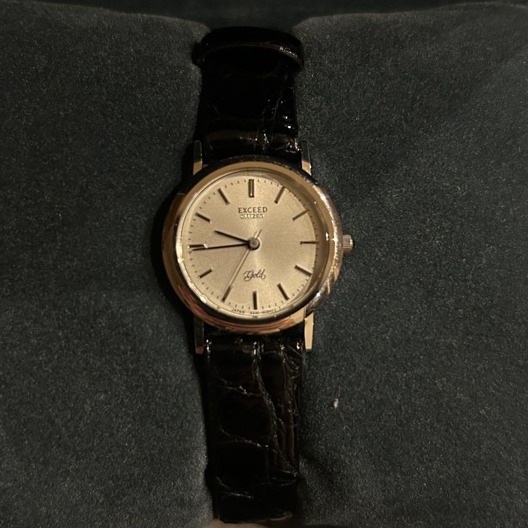s*a様 美品！CITIZEN EXCEED Gold 18K750金無垢　 箱