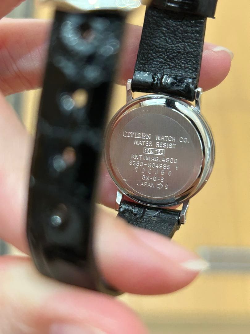 s*a様 美品！CITIZEN EXCEED Gold 18K750金無垢　 箱