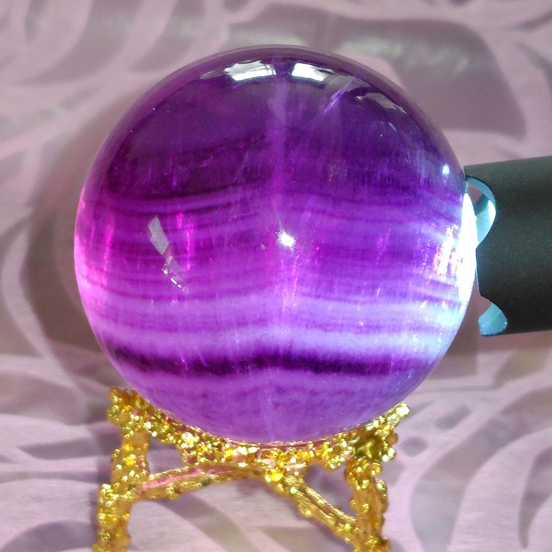 hhkk‼️レア 天然石✨ドラキュラフローライト✨暖色ライトで赤くなる子