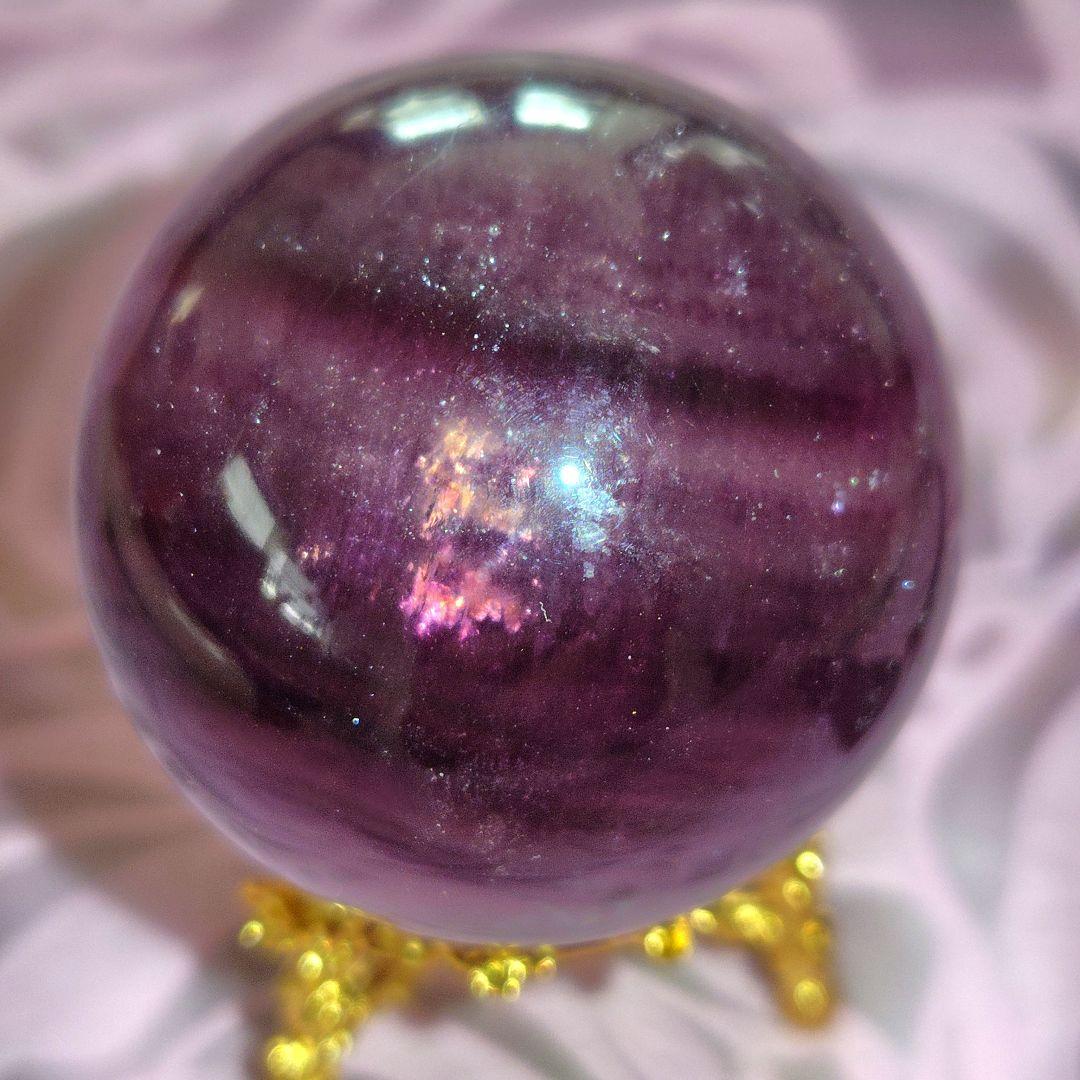 hhkk‼️レア 天然石✨ドラキュラフローライト✨暖色ライトで赤くなる子