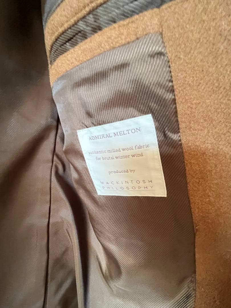 【未使用】マッキントッシュフィロソフィー ウールピーコート