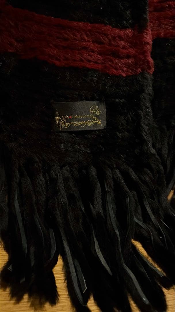 未使用／Kyoji Maruyama キョウジマルヤマ／ファーマフラー