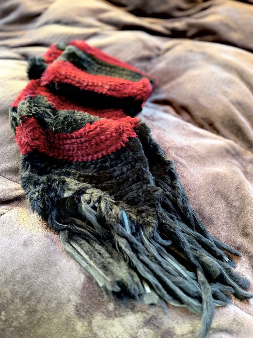 未使用／Kyoji Maruyama キョウジマルヤマ／ファーマフラー