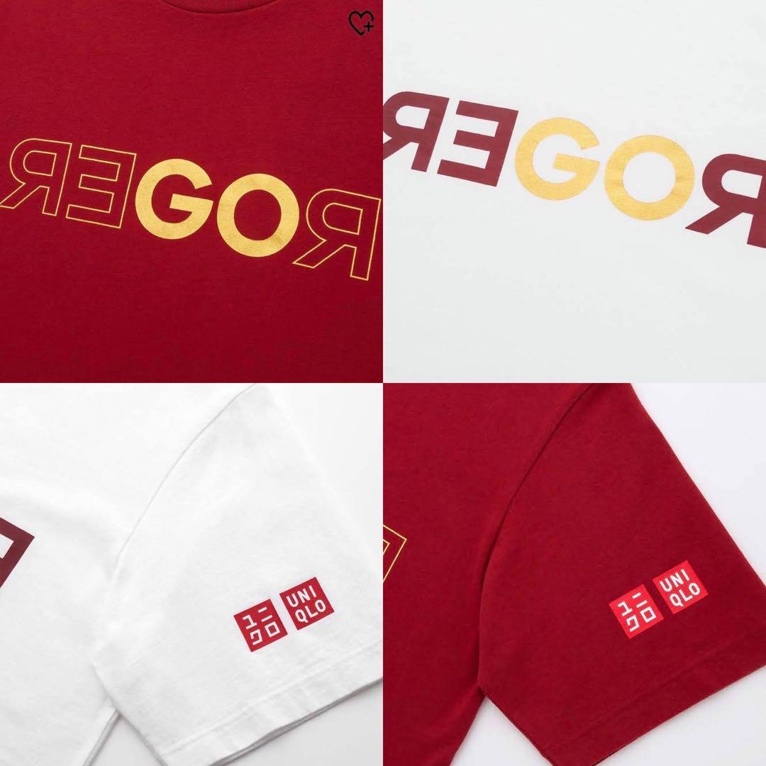 UNIQLO REGOR Tシャツ 赤 白 2色各1枚のセット Mサイズ 新品