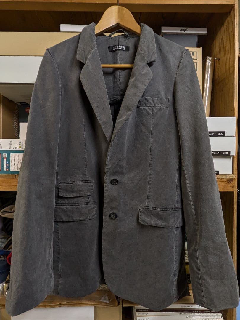 ラフシモンズ ２００４ＳＳ　ガーメントダイジャケット　宗教期