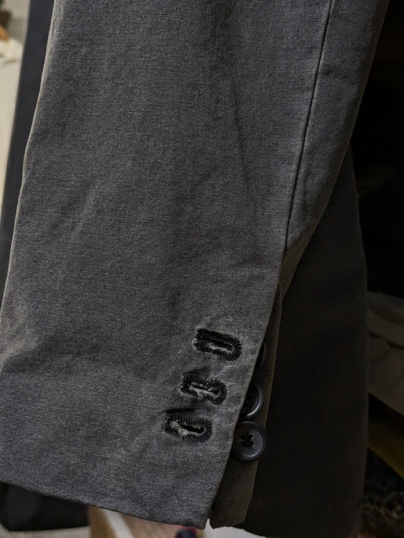 ラフシモンズ ２００４ＳＳ　ガーメントダイジャケット　宗教期