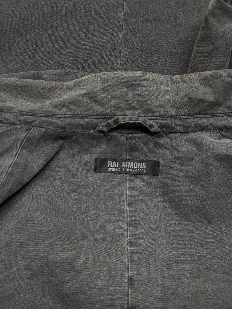 ラフシモンズ ２００４ＳＳ　ガーメントダイジャケット　宗教期