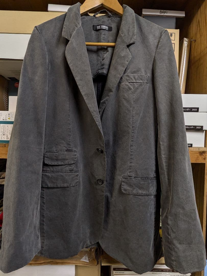ラフシモンズ ２００４ＳＳ　ガーメントダイジャケット　宗教期