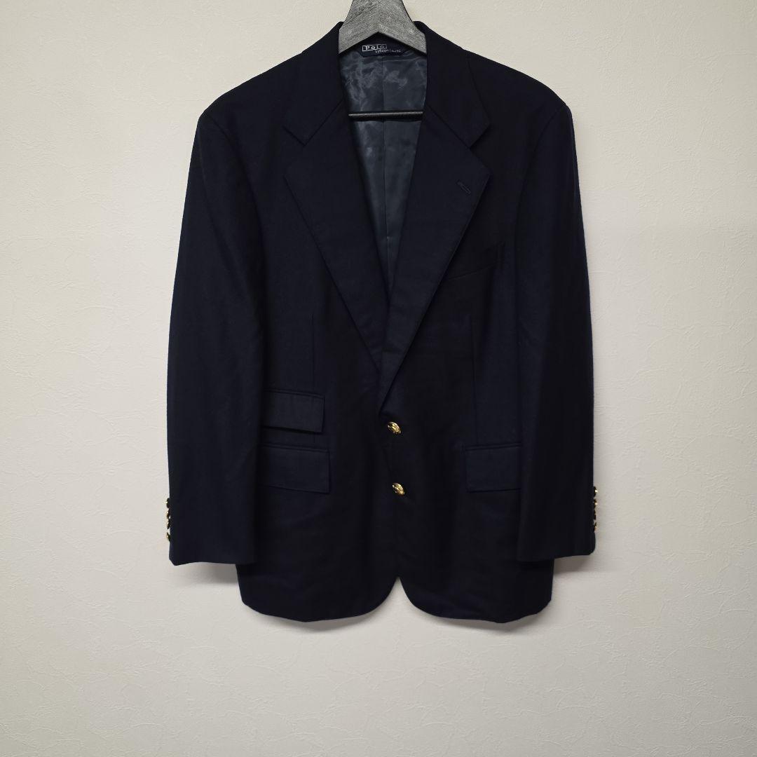 90s POLO BY RALPH LAUREN 紺ブレ金ボタン　国内正規取扱品