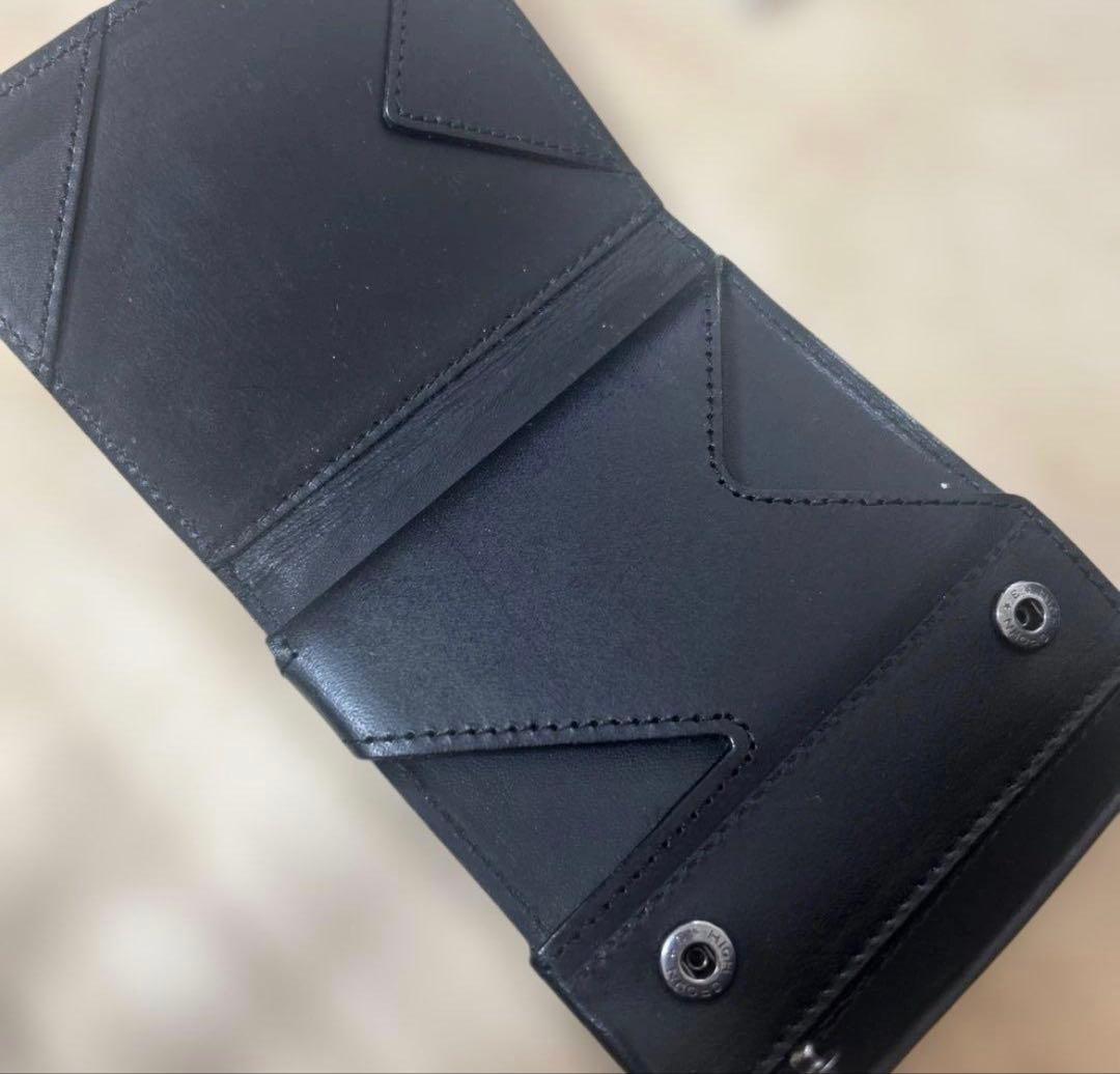 メンズ 二つ折り 本革 レザー ミニ財布 アブラサス abrAsus