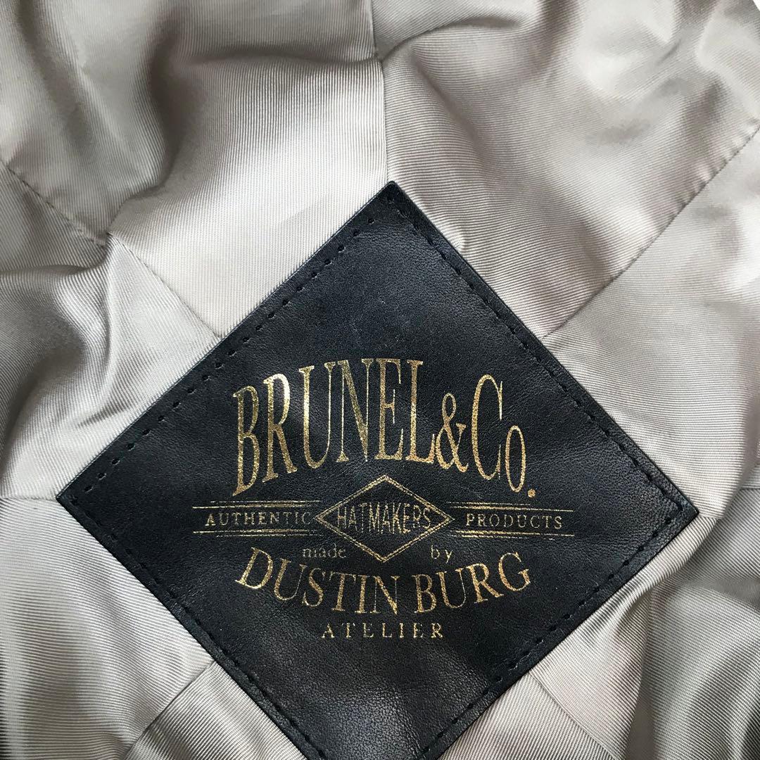 BRUNEL&CO.HATMAKERS　キャスケット　40　ブラウン　牛革