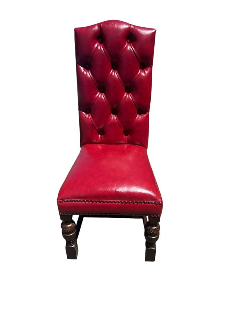 VINCENT ヴィンセント ハイバック ダイニングチェア レッド