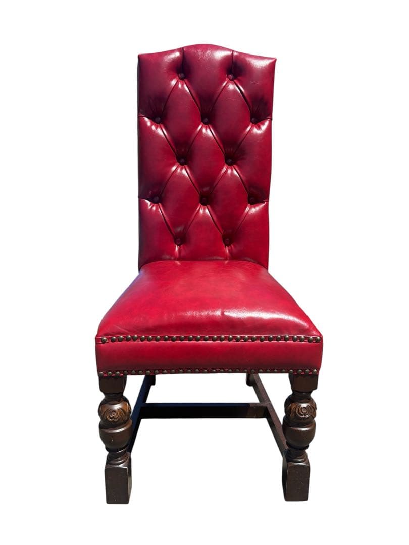 VINCENT ヴィンセント ハイバック ダイニングチェア レッド