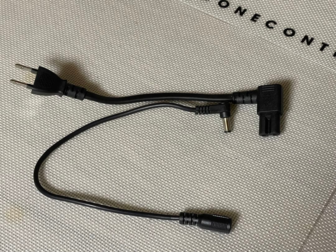 Elektron Digitone+純正カバー+新旧アダプター+電源L字化セット