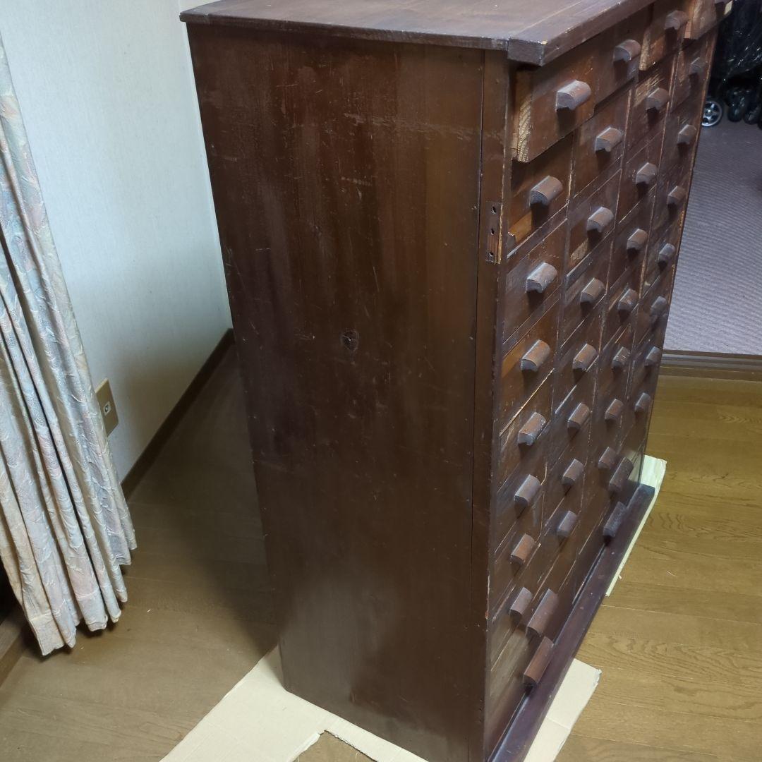 木製引き出し式収納 36個