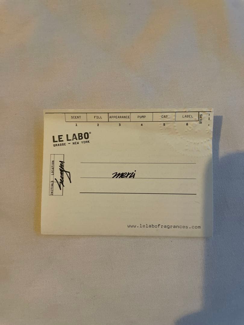 LE LABO CITRON 28 オードパルファム 15ml 韓国限定