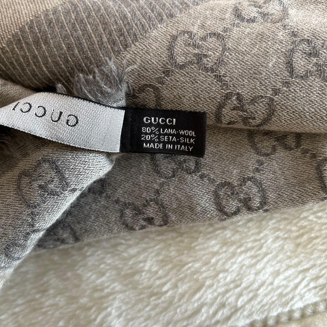 【専用】GUCCI グッチ　正方形大判ストール【約135cmから140cm】