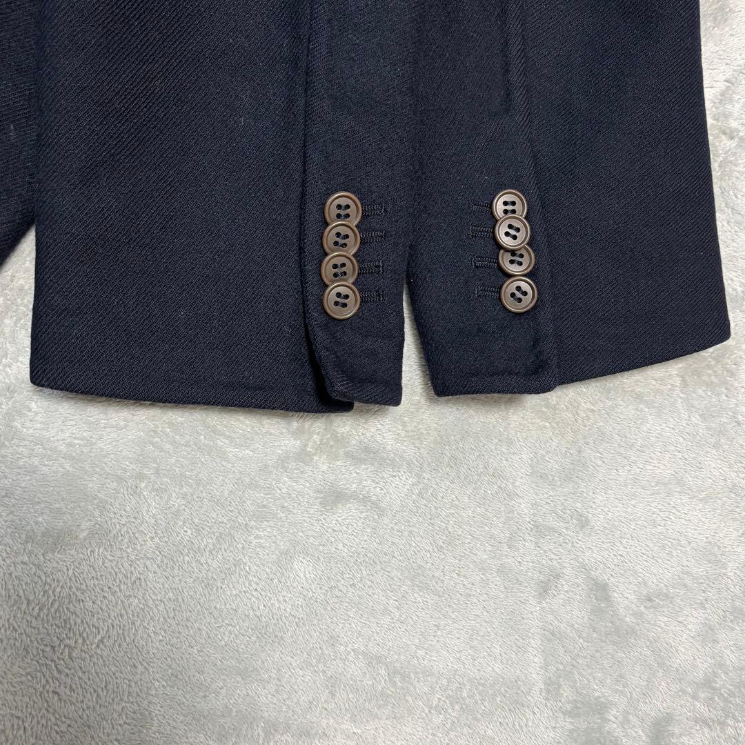 カシミヤ✨ジョルジオアルマーニ チェスターコート XL位 ネイビー ロング