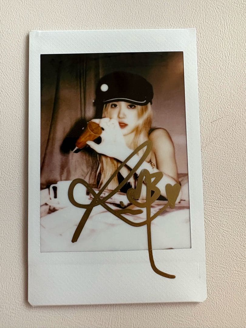 Blackpink ロゼ　サイン会　チェキ　トレカ　ワールドツアー