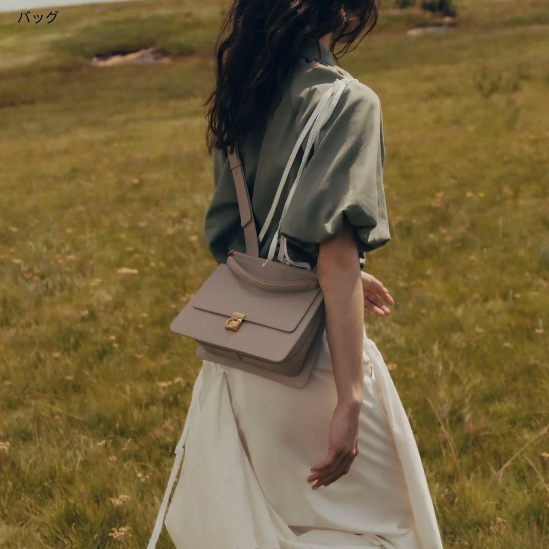 ポレーヌ　POLÈNE Numéro Sept ショルダーバッグ　トープ