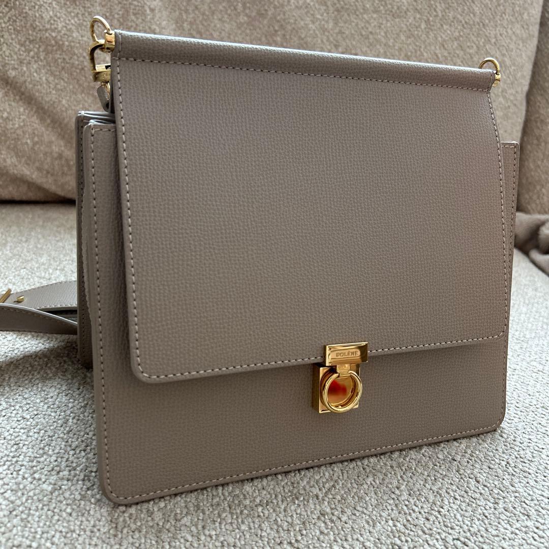 ポレーヌ　POLÈNE Numéro Sept ショルダーバッグ　トープ