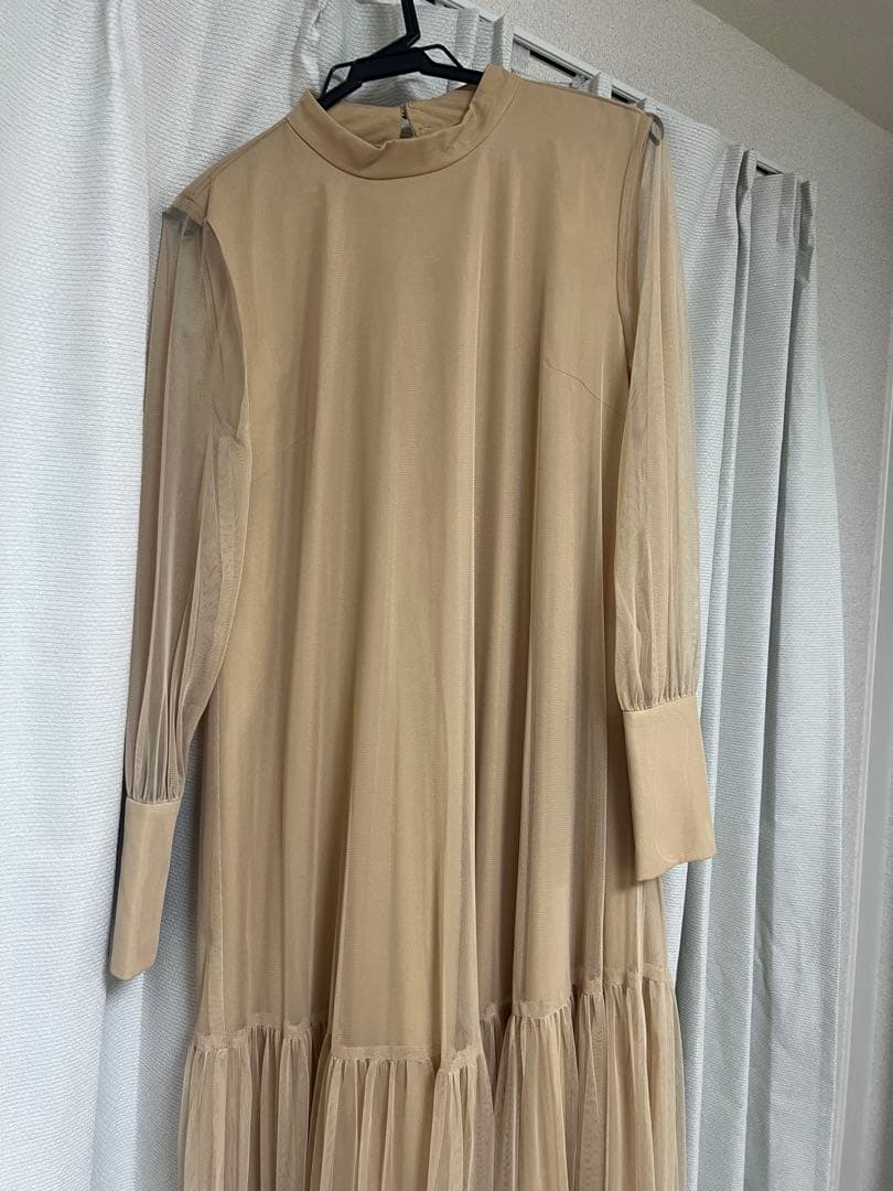 CAPRICIEUX LEMAGE チュールハイネックワンピース　PSサイズ