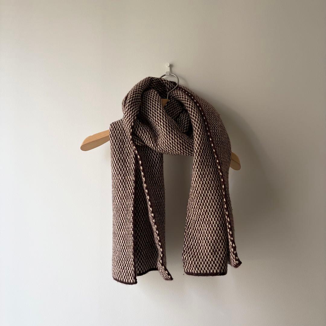 yourwear ユアウェアのウールジャカードストール