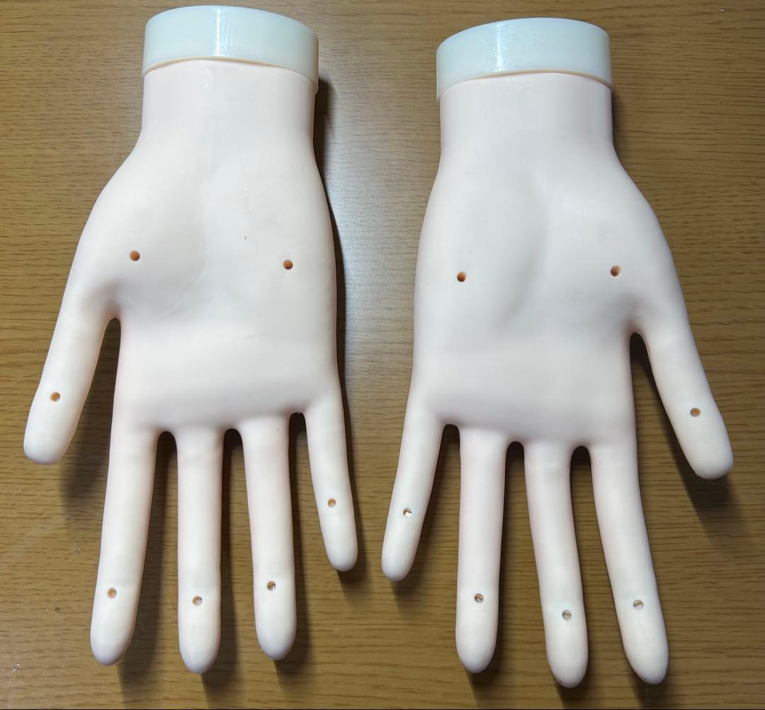 JNECネイリスト技能検定試験用　モデルハンド(骨折なし)セット