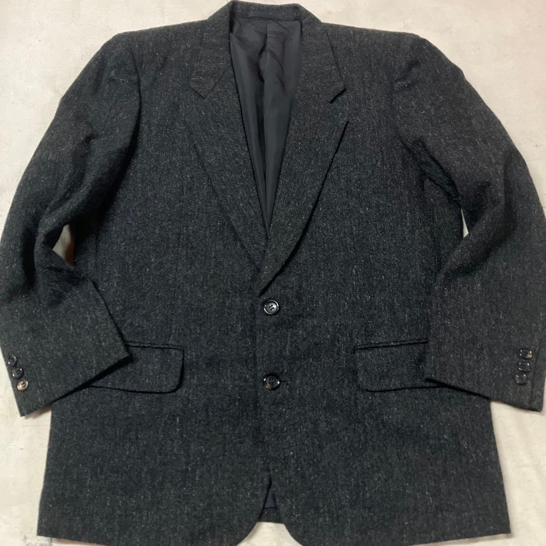 i40)美品コムデギャルソン　オムメンズツイードスーツ上下　80's Mサイズ
