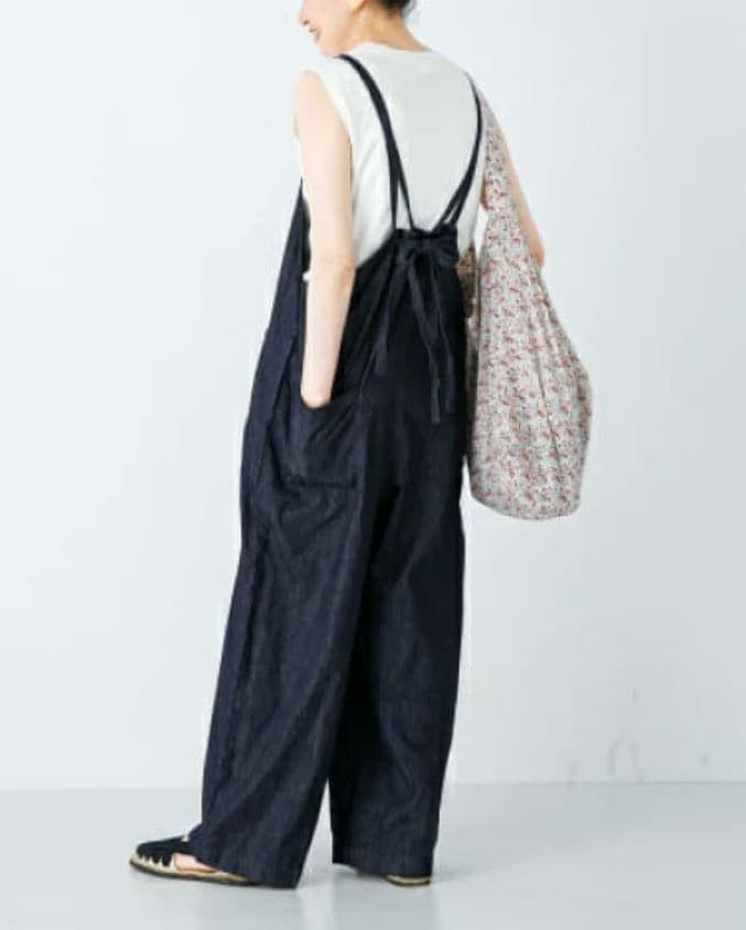 かぐれデニムイージーサロペット