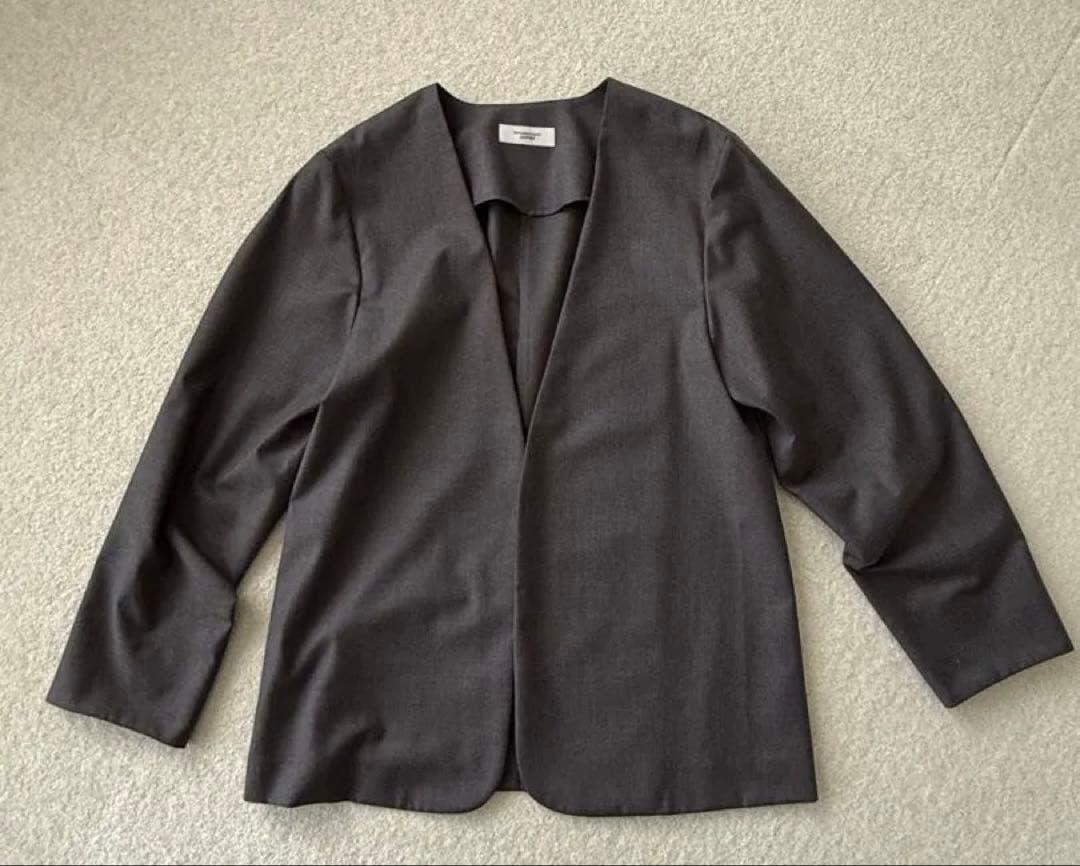 SOLAMONAT LARMEソラモナラーム　ジャケット　チャコールグレー