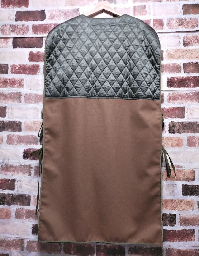 極美品 HAVERSACK ウール カシミヤ 切替 キルティング ロング ベスト