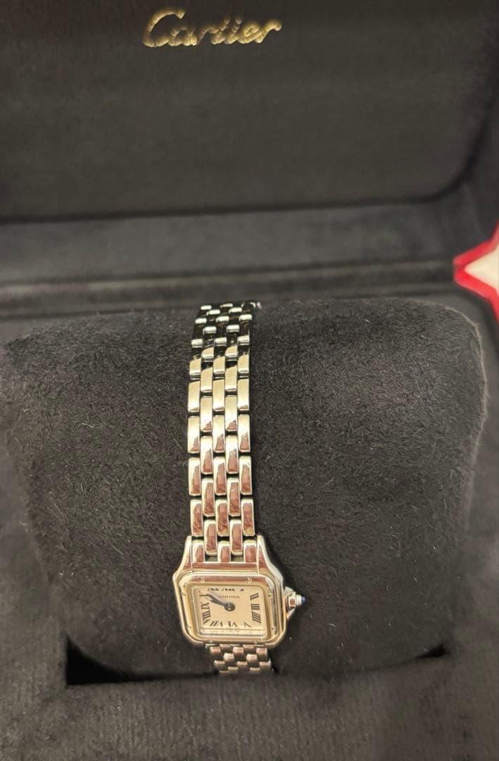 《29日朝9時まで》Cartier パンテール ミニ ステンレススティール