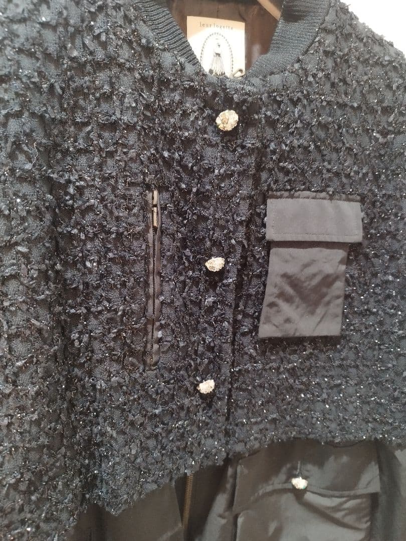 leur logette ノーカラージャケット