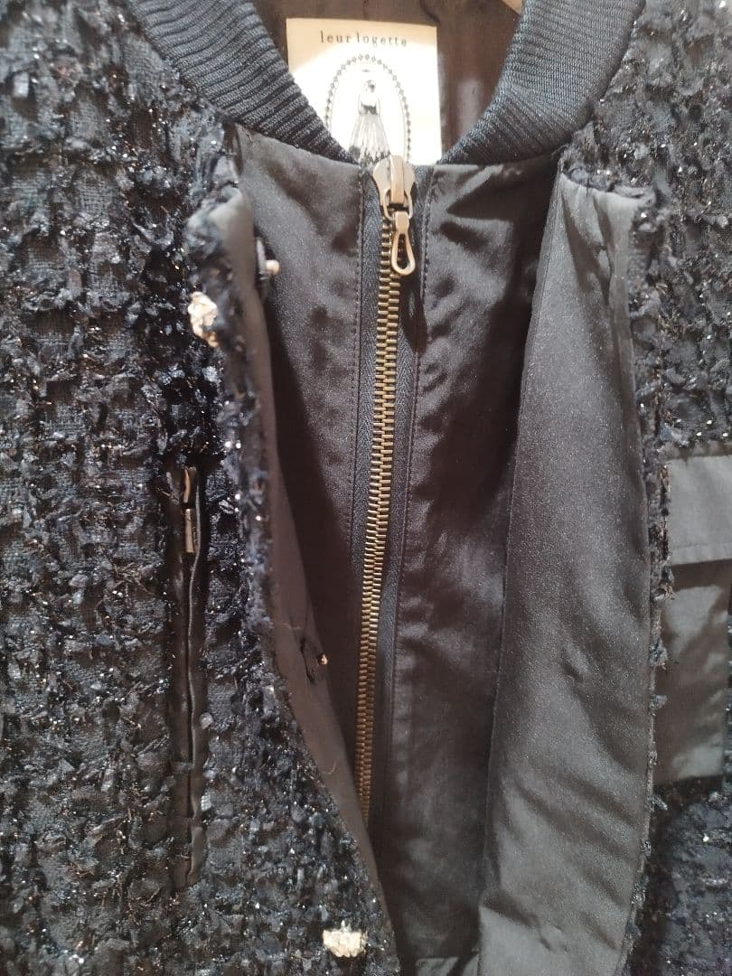 leur logette ノーカラージャケット