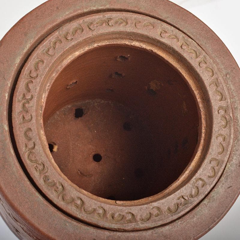 中国　宣興名壷銘　紫砂　朱泥　急須　茶壷　茶こし付　M　R6618