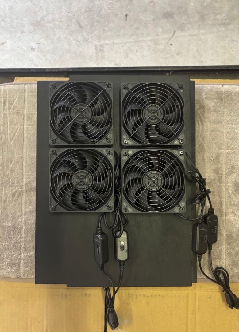 しげちゃん　運転席側　4連ファン　ルーバー付