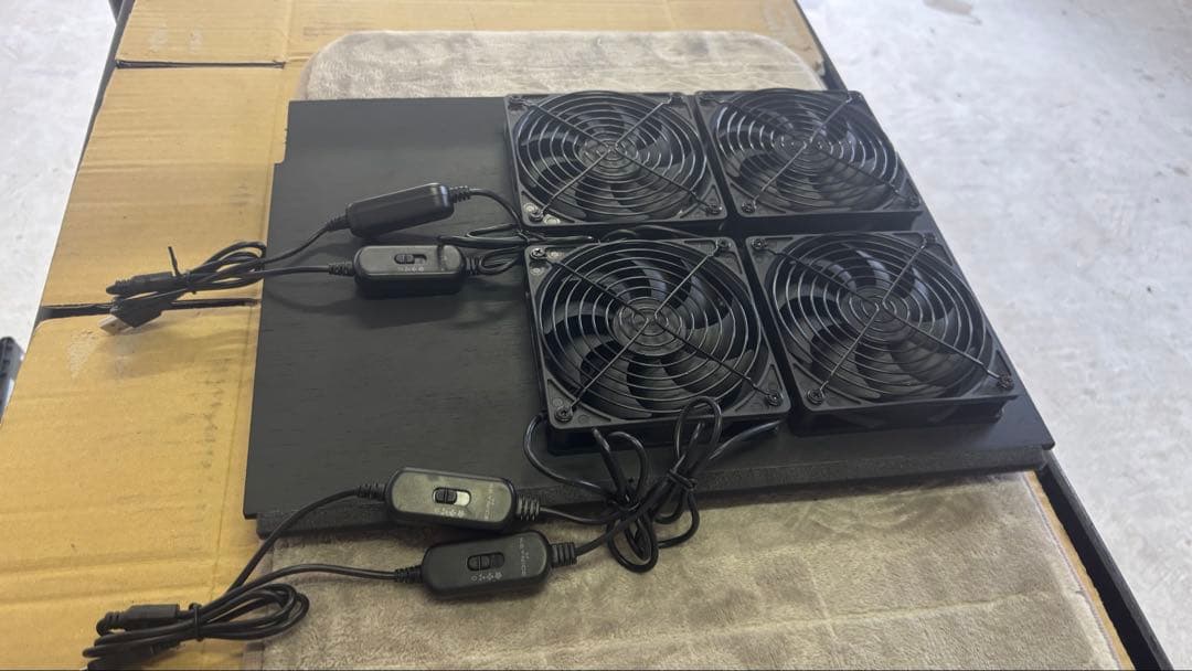 しげちゃん　運転席側　4連ファン　ルーバー付