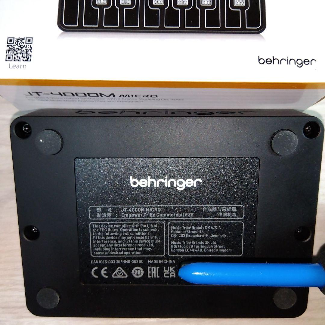 Behringer JT-4000M MICRO ベリンガー シンセサイザー