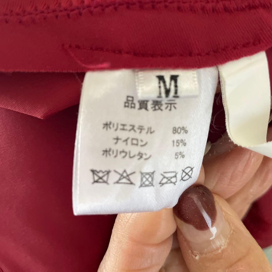 美品！着用一回のみです。 gentil modern ワインレッドロングドレス